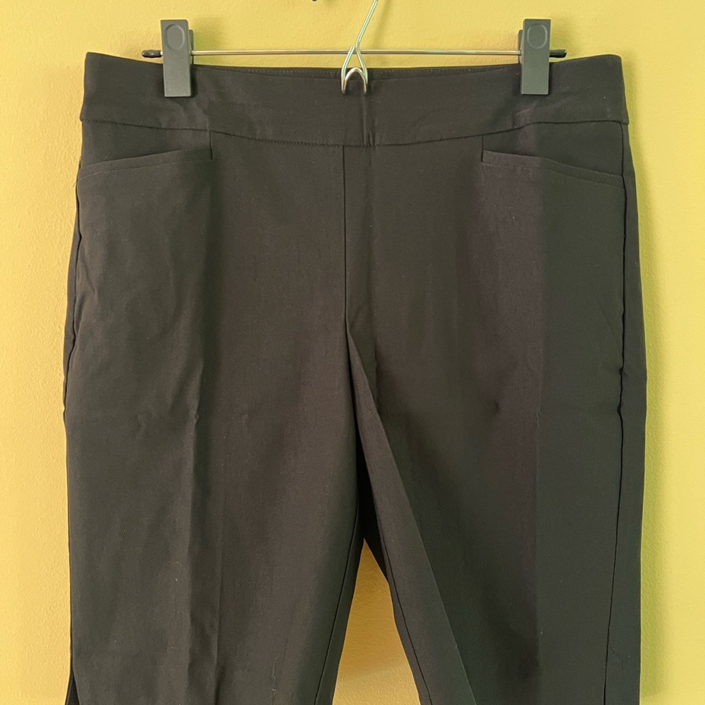 Chico’s Secret Stretch Black Bermuda Shorts